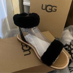 UGG Gladiators W Fluff Velcor Strap